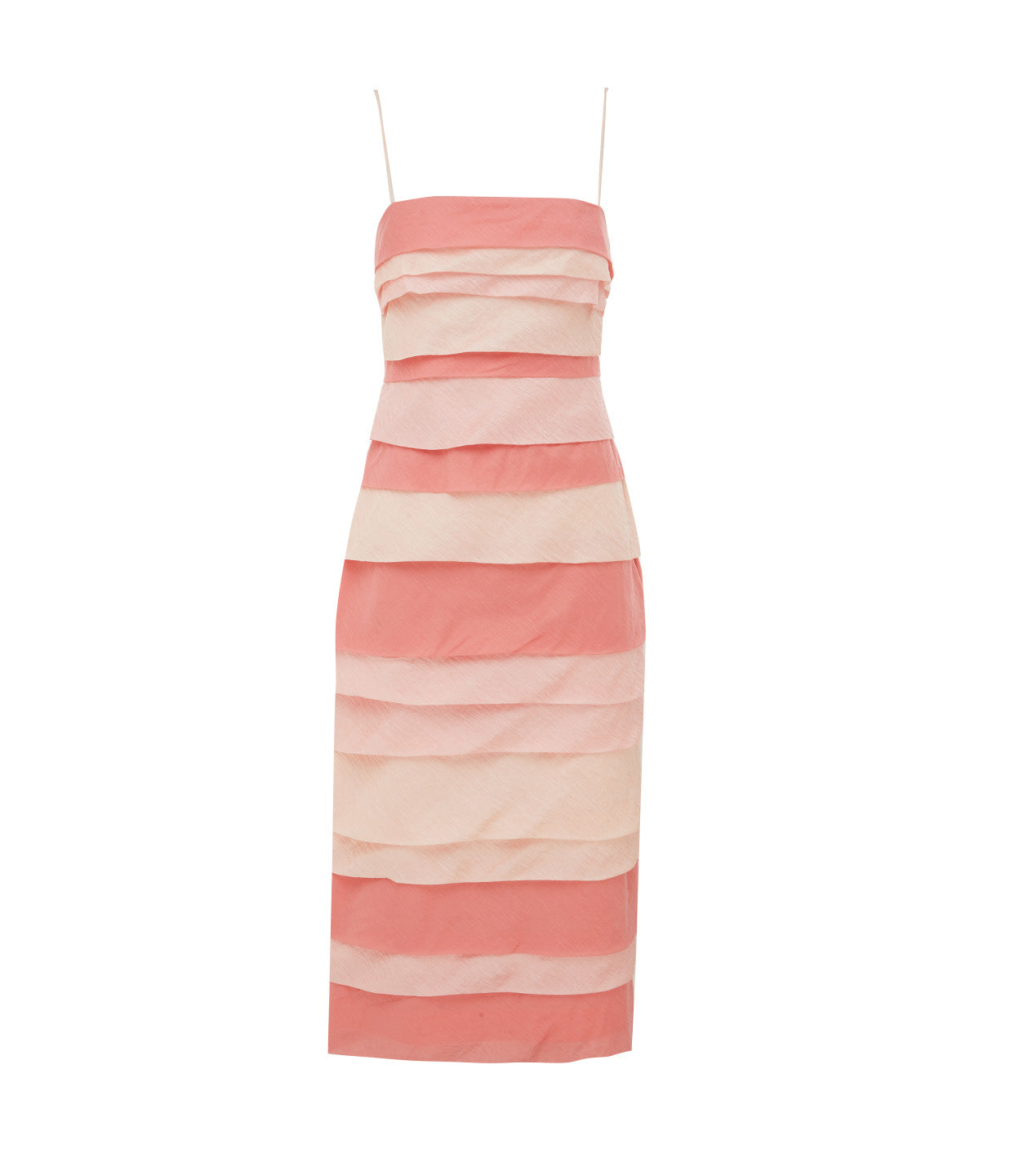 Kirton Midi Dress in Pearl and Pink Mode Sportif
