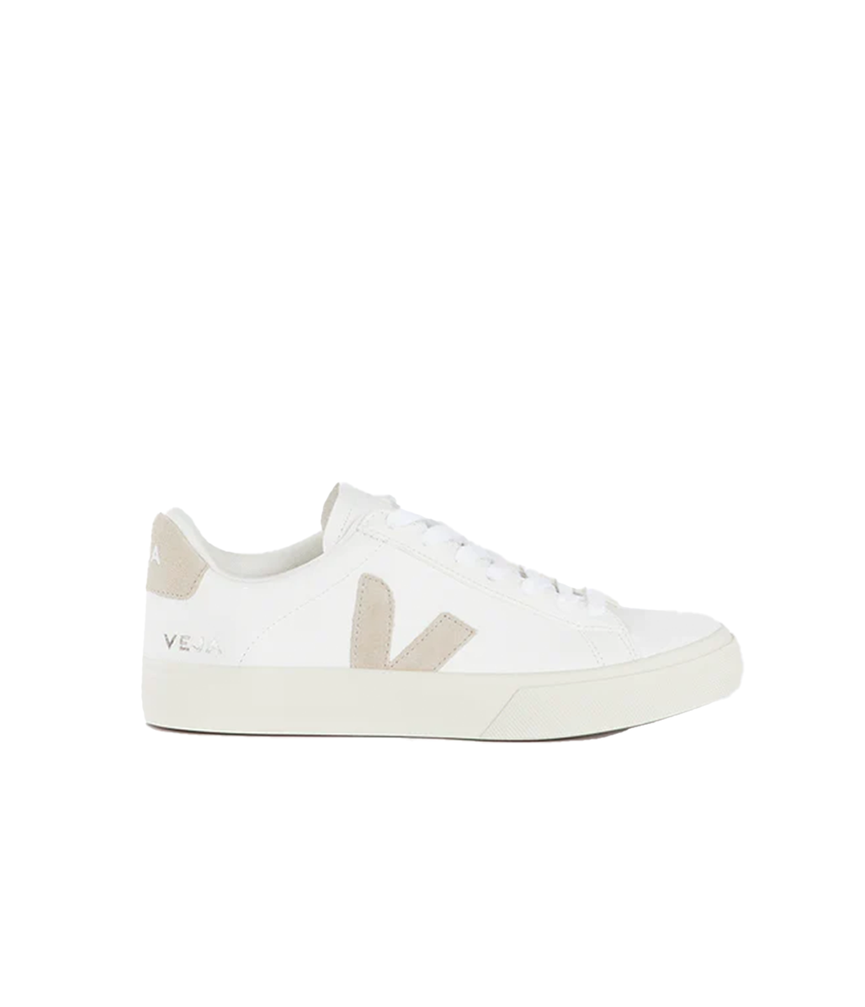 Campo Chromefree Leather Sneaker in Extra White Almond Mode Sportif