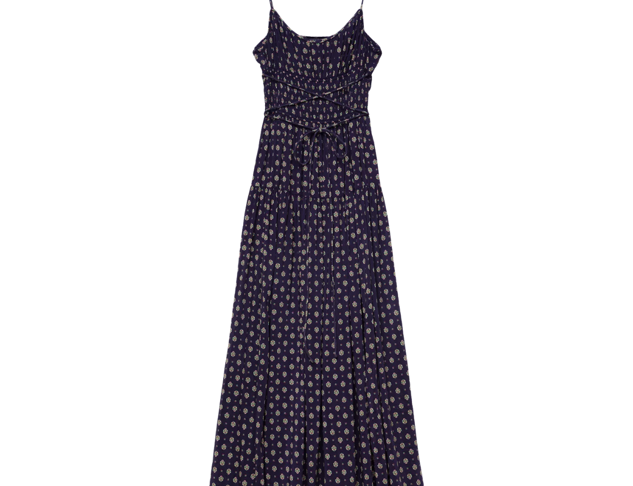 Doen Maltina Dress in Santorini Blue Cadiz Foulard – Mode Sportif Doen Maltina Dress in Santorini Blue Cadiz Foulard – Mode Sportif