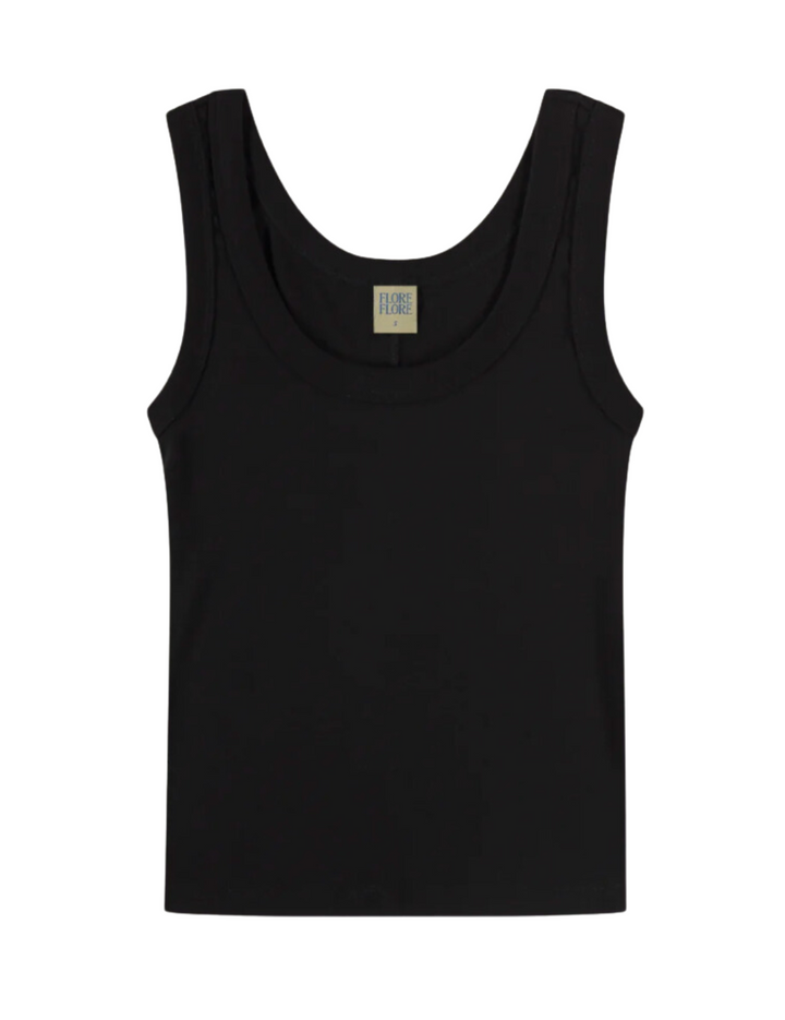 Esme High Neck Tank in White – Mode Sportif