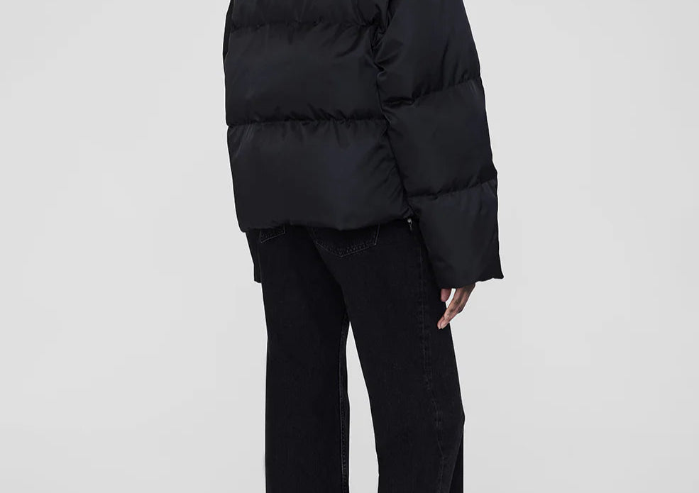 ジャケット ANINE BING Black Dorian puffer jacket Dorian Puffer Jacket in Black – Mode Sportif