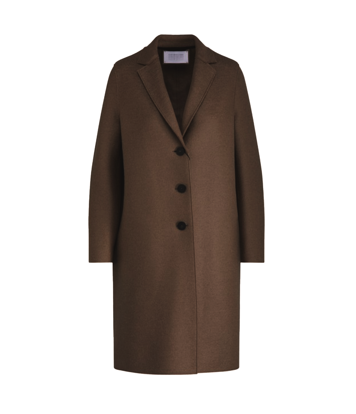 Pressed Wool Overcoat in Teddy Brown – Mode Sportif