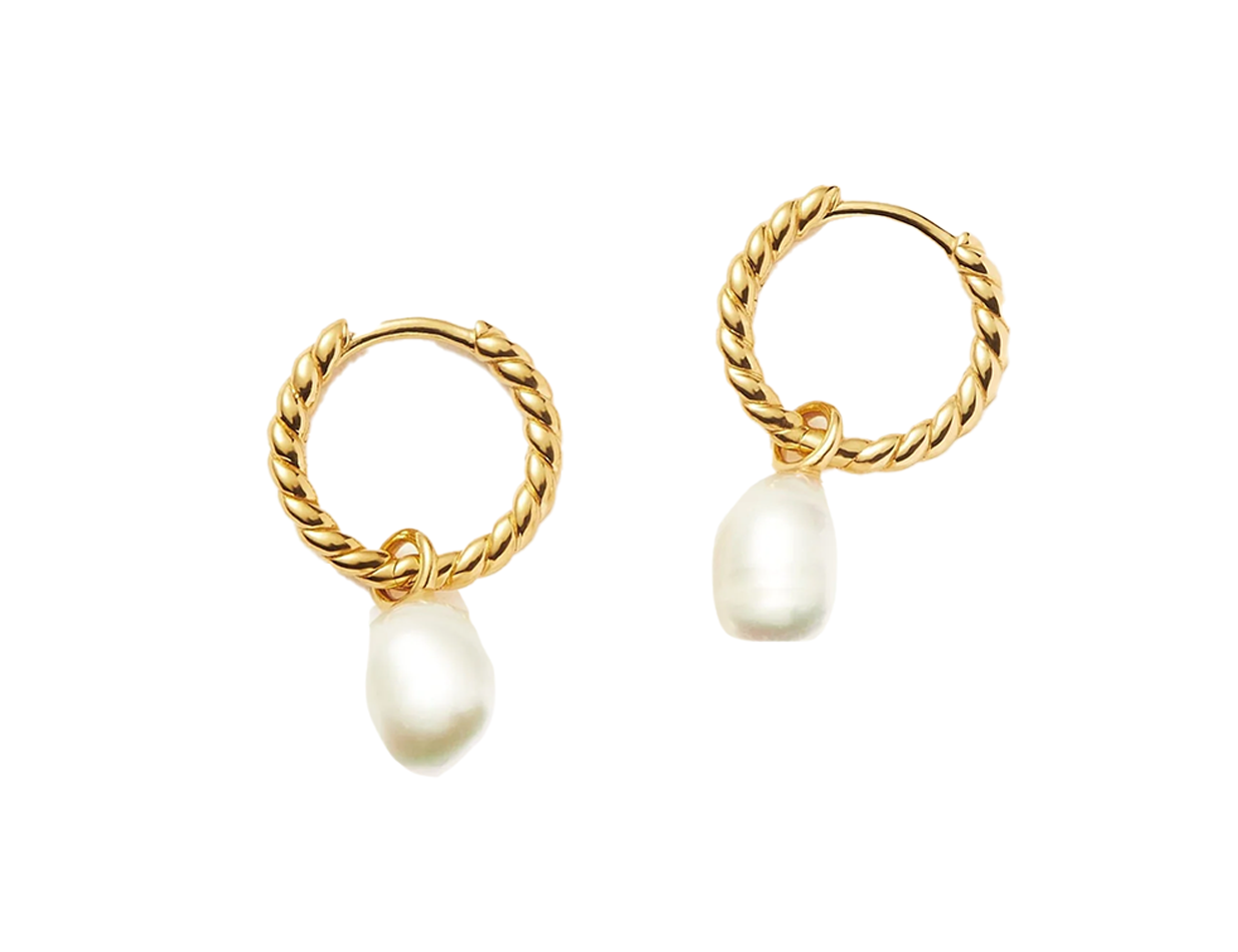 Missoma Seed Pearl Beaded Bracelet | 18ct Gold Plated/Pearl