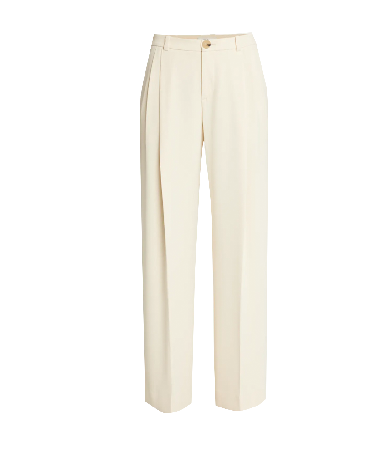 Pleated Drop Waist Trouser in Birch | Mode Sportif