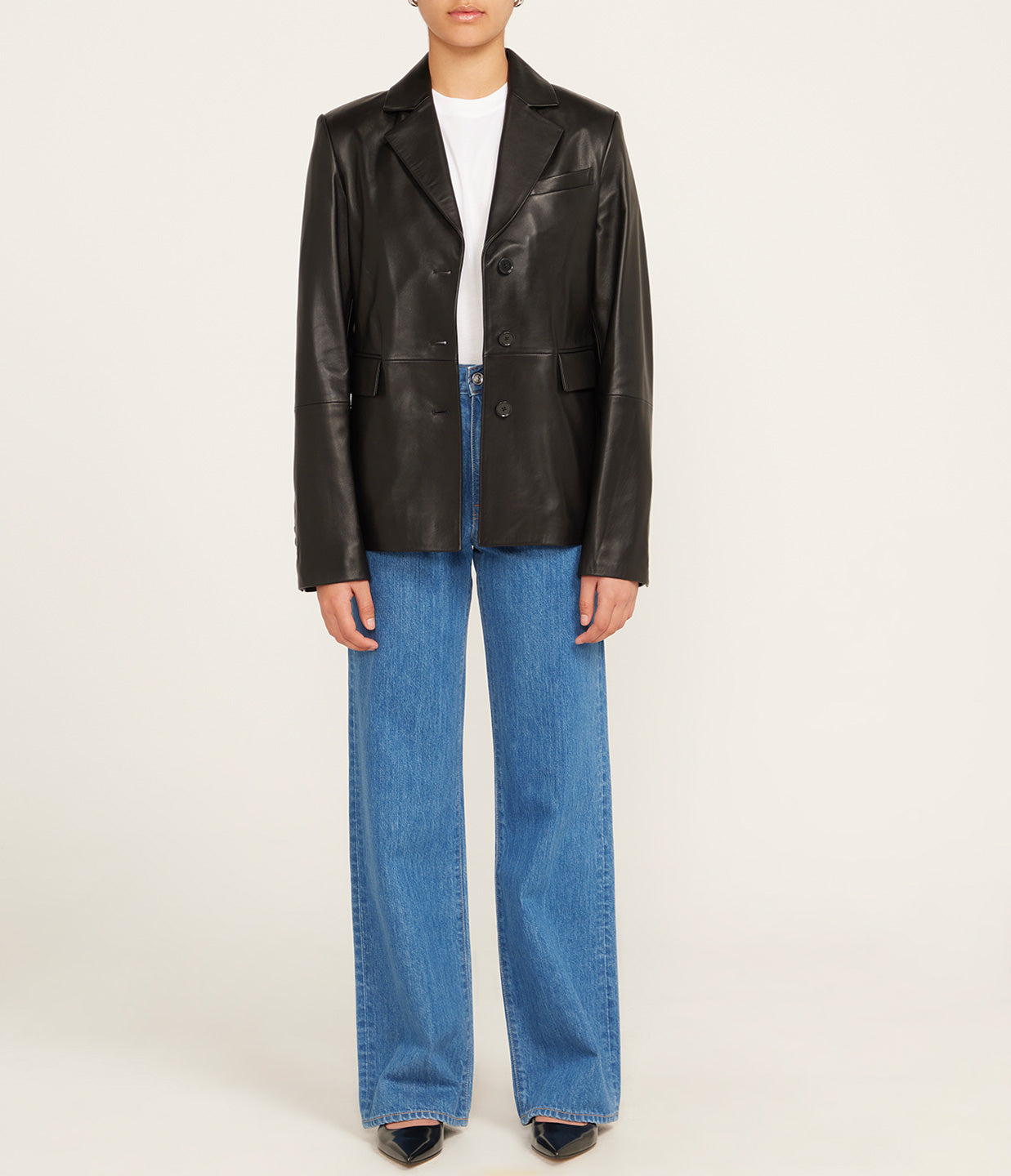 【関税込み】Loulou de Saison ブラック Aldo レザージャケット Aldo Leather Jacket in Black – Mode Sportif
