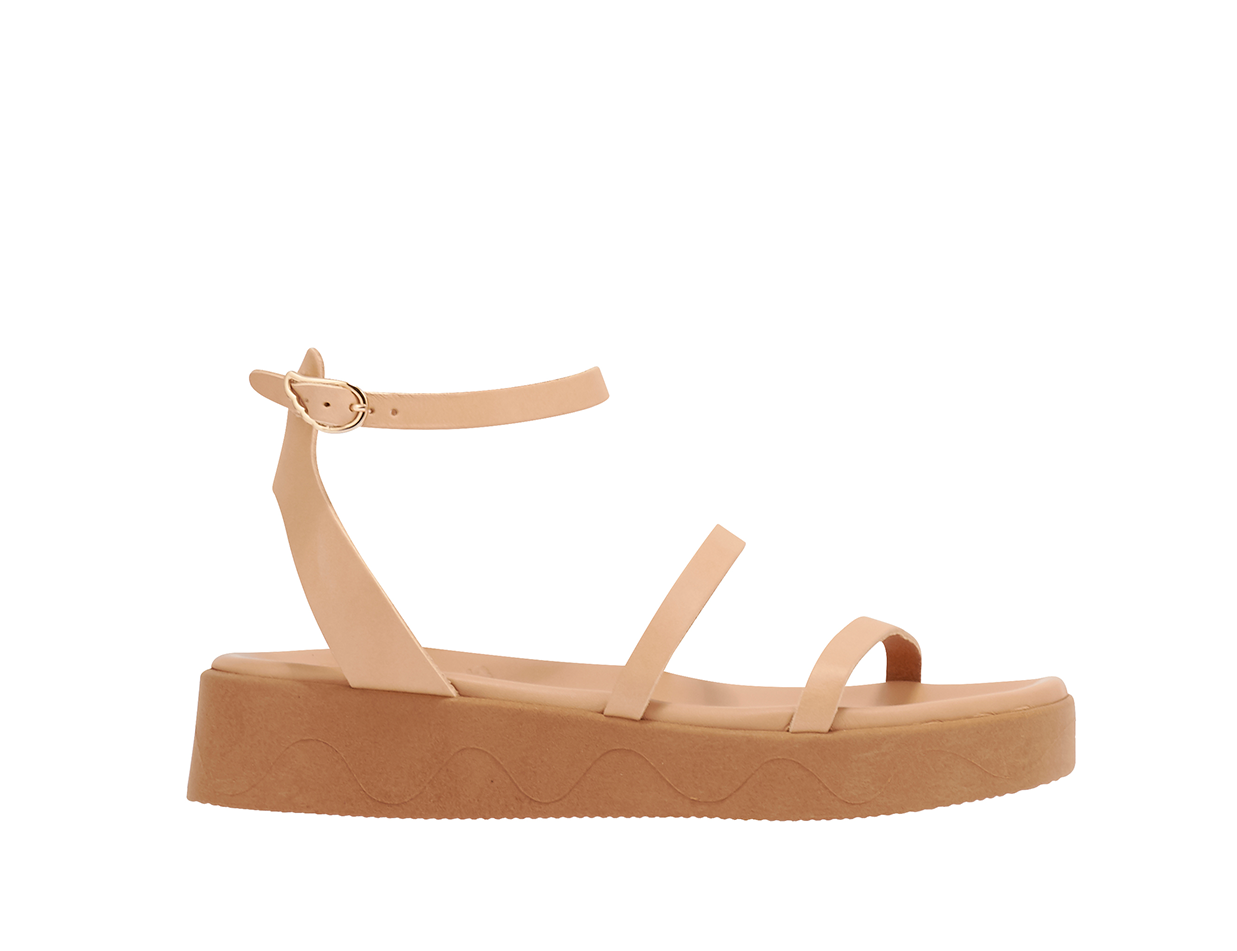 Greek 2025 platform sandals