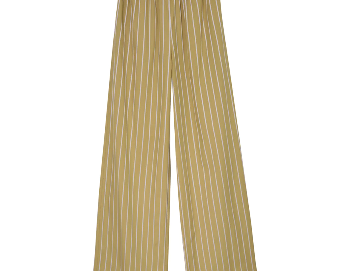 Yellow 2025 striped pants