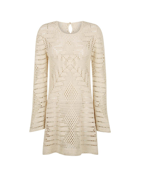 Nico Crochet Dress in Bone – Mode Sportif