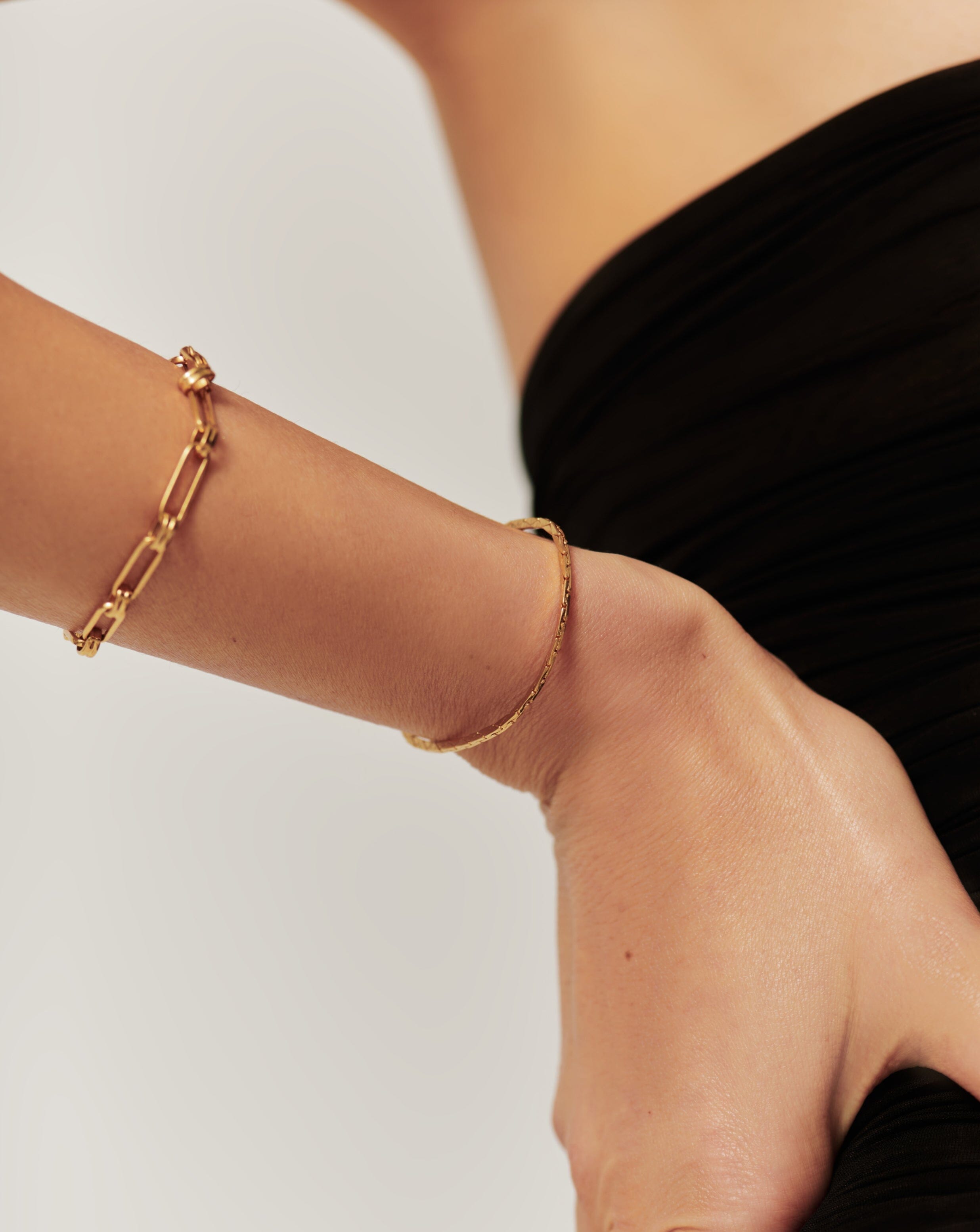 Lucy Williams X Missoma Textured Snake Chain Bracelet in