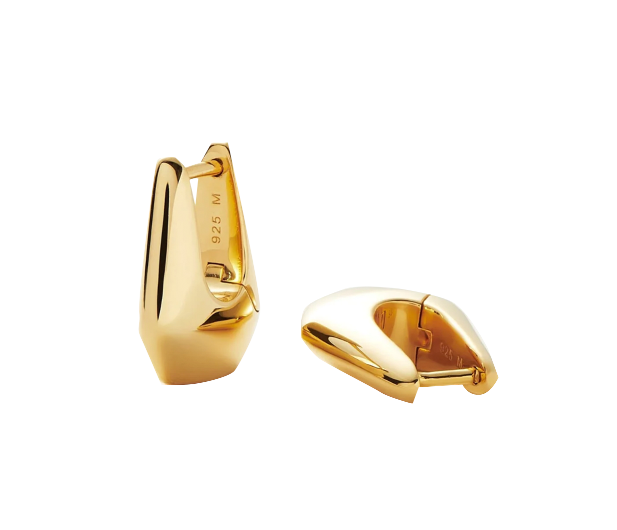 Lucy Williams X Missoma Arco Small Hoop Earring in Gold Mode Sportif