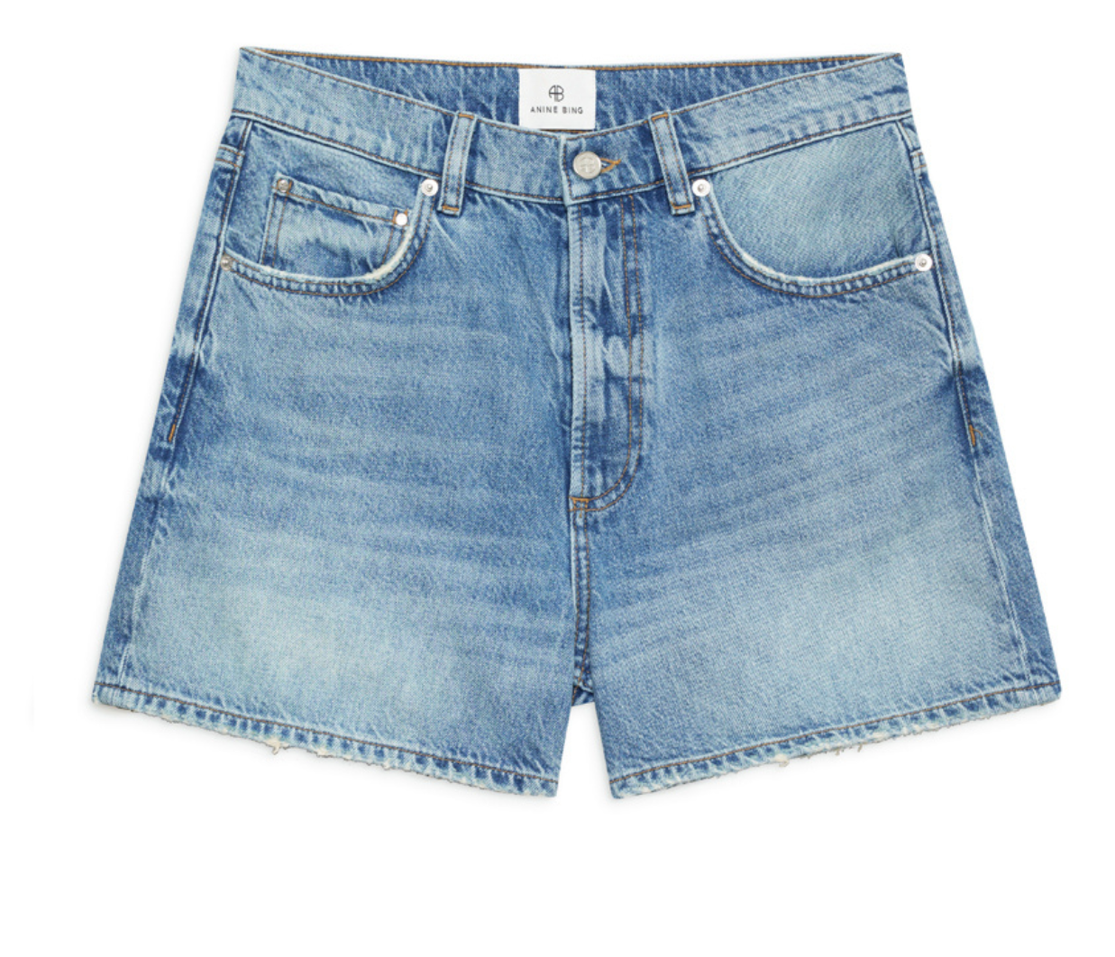 【関税込み】ANINE BING ブルー Heath デニムショートパンツ Heath Short in Summer Blues – Mode Sportif