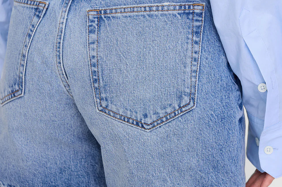 【関税込み】ANINE BING ブルー Heath デニムショートパンツ Heath Short in Summer Blues – Mode Sportif