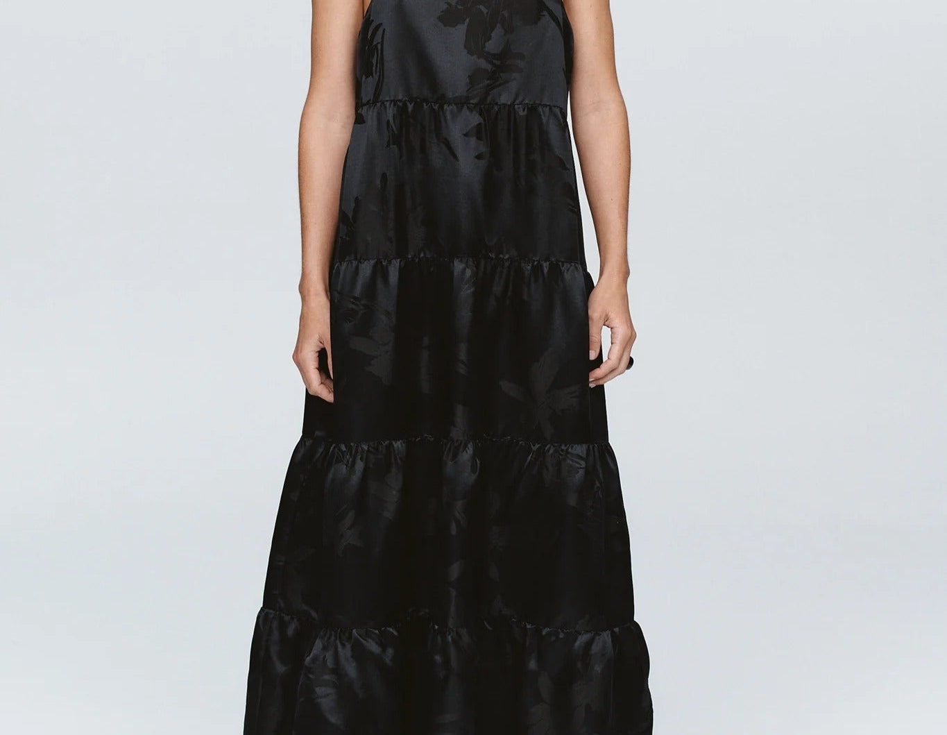 marle silk dress Marle White Cocoon Terrance Dress
