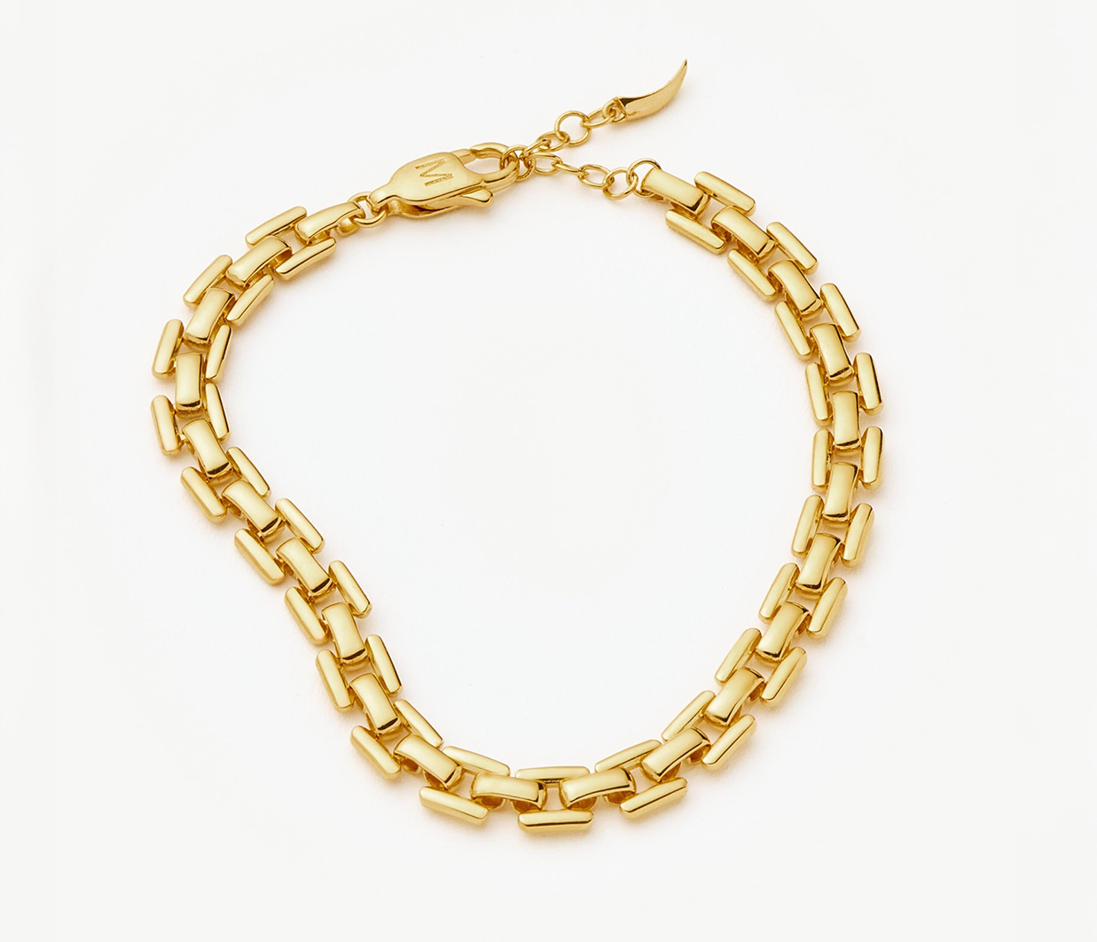 ★MISSOMA★ メンズ インターロッキング Link Chain Bracelet Timepiece Link Chain Bracelet in Gold – Mode Sportif