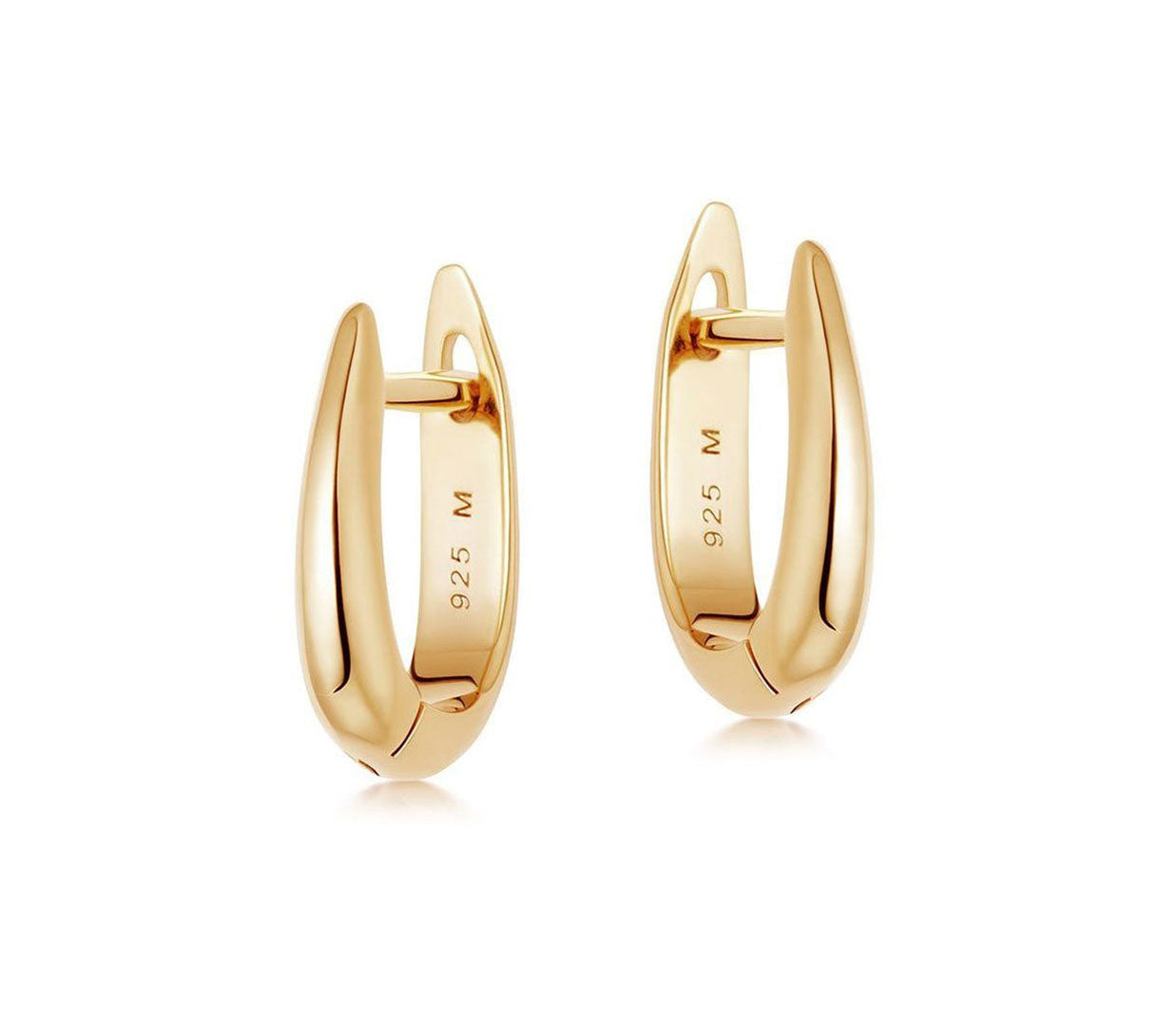 Gold plain claw huggies Clearance