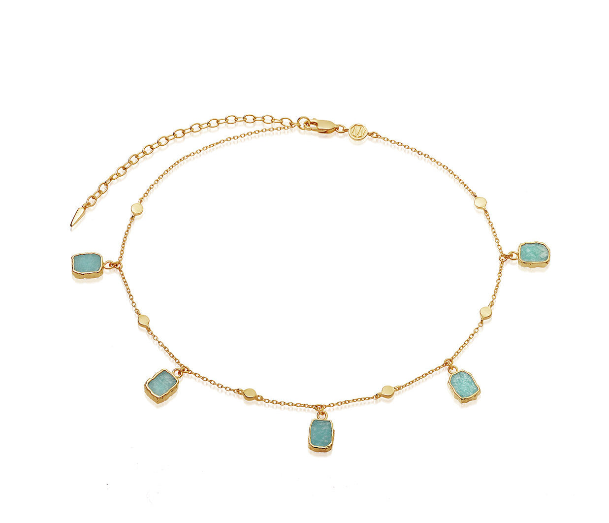Amazonite gold lena choker deals