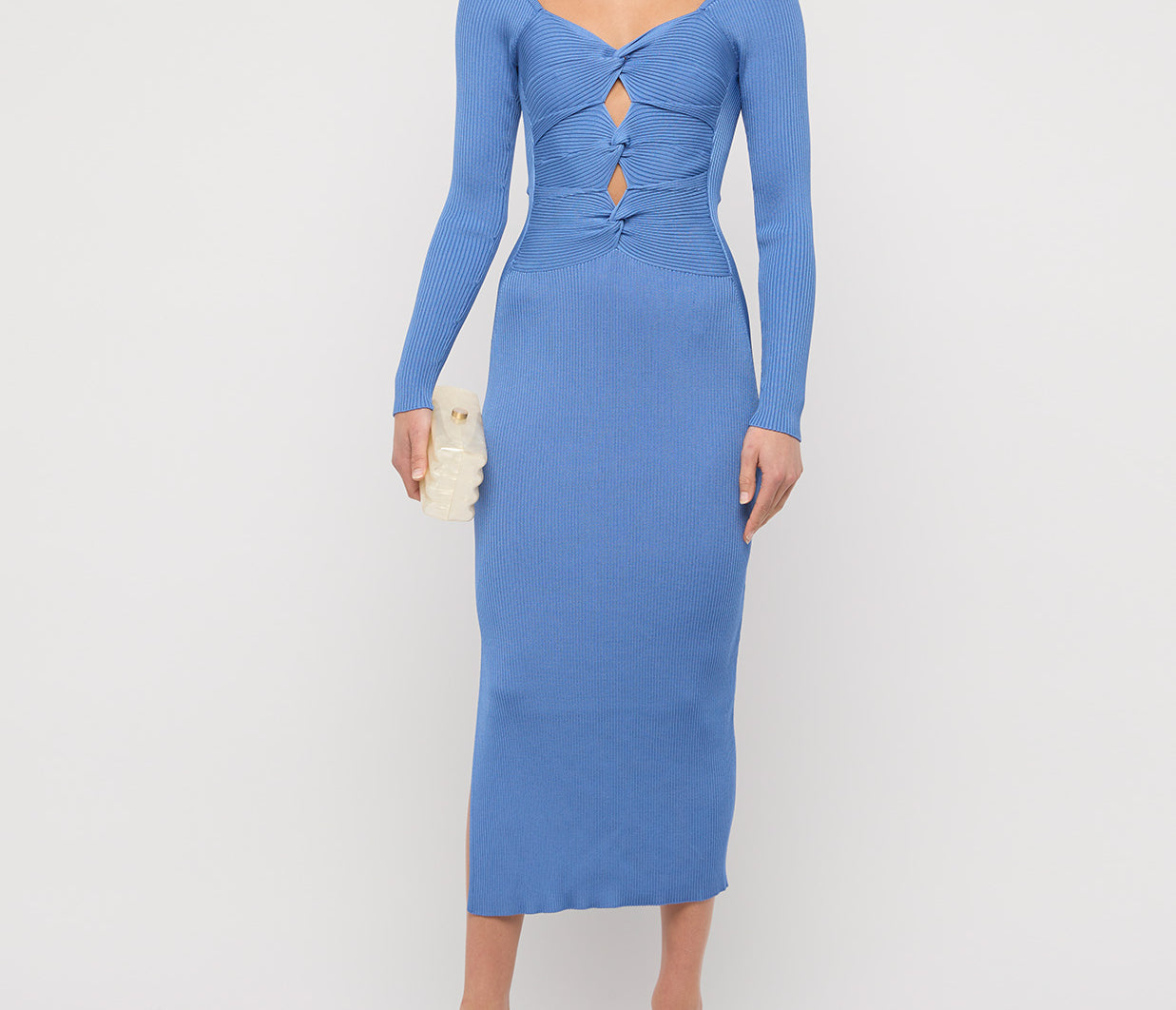 Melissa Knit Dress in Glacier Mode Sportif Melissa Knit Dress in Glacier Mode Sportif