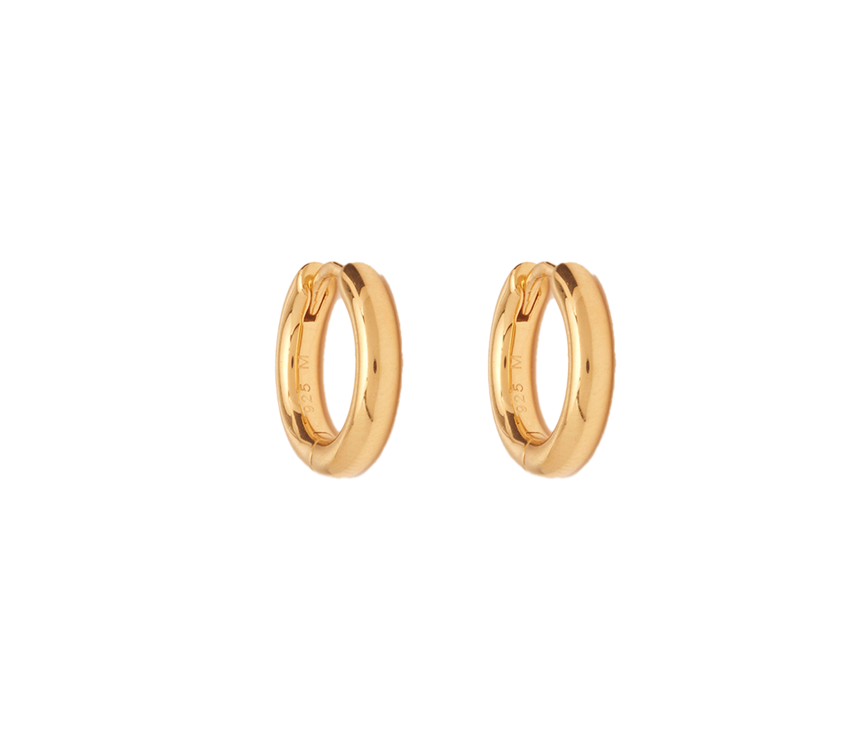 Missoma gold hot sale mini tunnel hoops