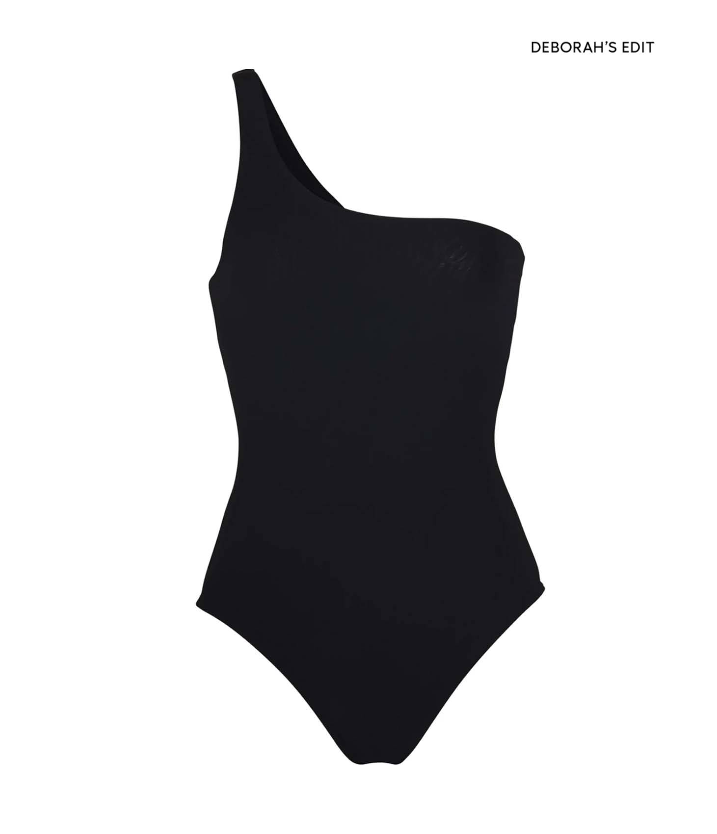 The One Shoulder One Piece in Black – Mode Sportif